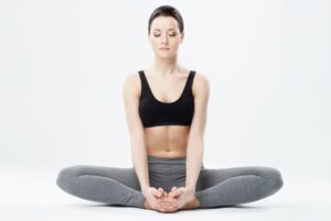 Butterfly Pose, also known Baddha Konasana | Fertility Yoga